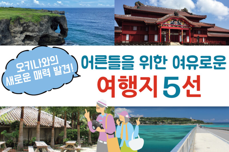 오키나와의 새로운 매력 발견! 어른들을 위한 여유로운 여행지 5선