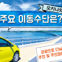 오키나와의 주요 이동수단은? 관광으로 다닐 때 추천 및 주의점을 해설